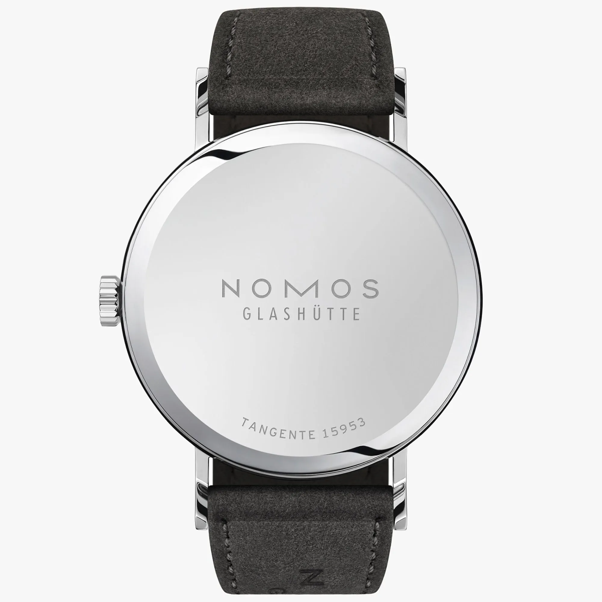 Nomos Glashutte Tangente 38 Midnight Blue Steel Back Watch sold by Jura Watches product image thumbnail 2