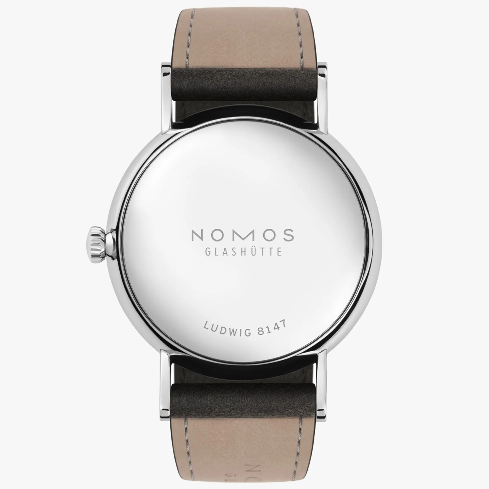 Nomos Glashutte Ludwig 33 Noir Steel Back Watch sold by Jura Watches product image thumbnail 2