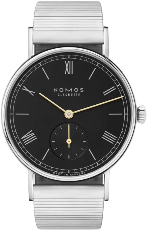 Nomos Glashutte Ludwig 33 Noir Sapphire Crystal Watch sold by Jura Watches
