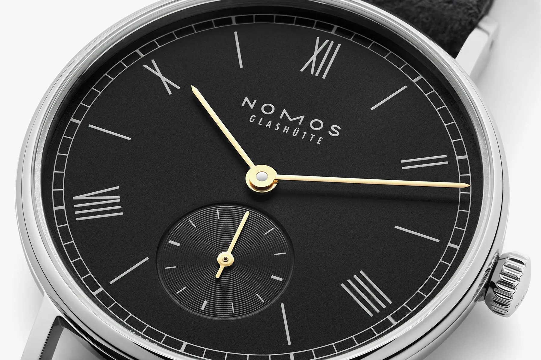 Nomos Glashutte Ludwig 33 Noir Sapphire Crystal Watch sold by Jura Watches product image thumbnail 4