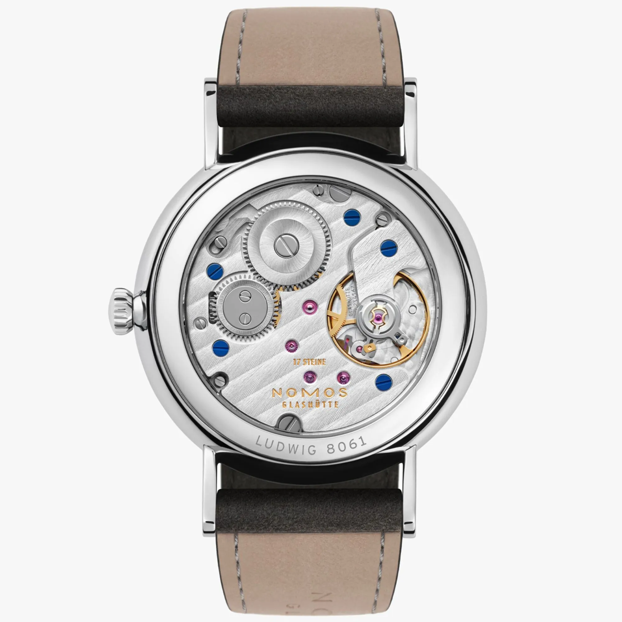 Nomos Glashutte Ludwig 33 Noir Sapphire Crystal Watch sold by Jura Watches product image thumbnail 2