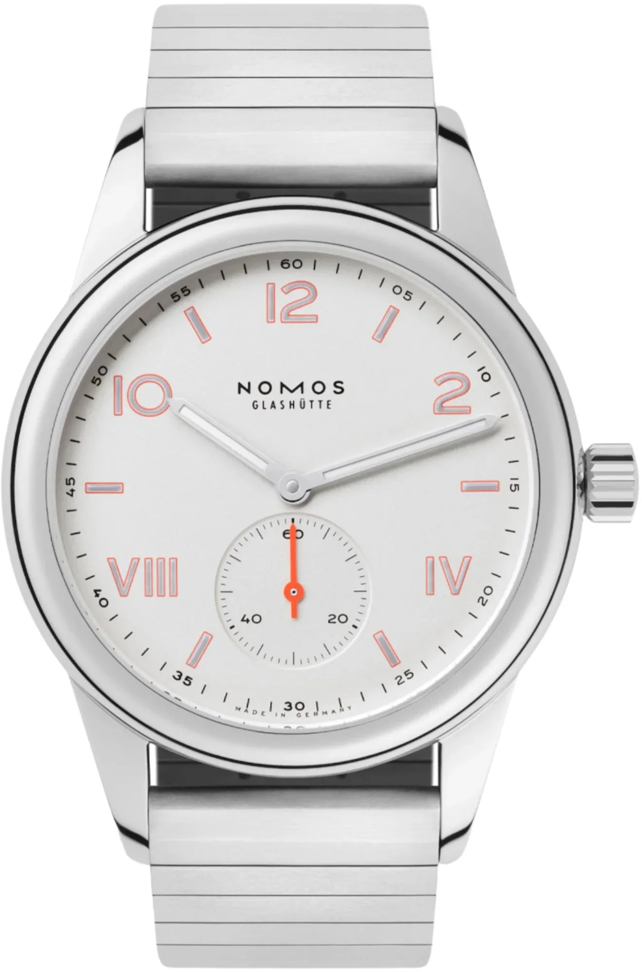 Nomos Glashutte Club Campus Steel Back Watch sold by Jura Watches