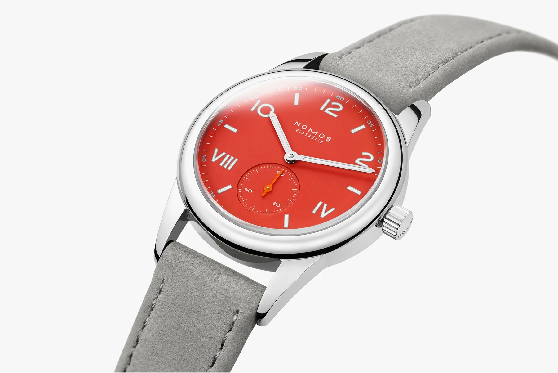 Nomos Glashutte Club Campus Nonstop Red Steel Back Watch sold by Jura Watches product image thumbnail 3