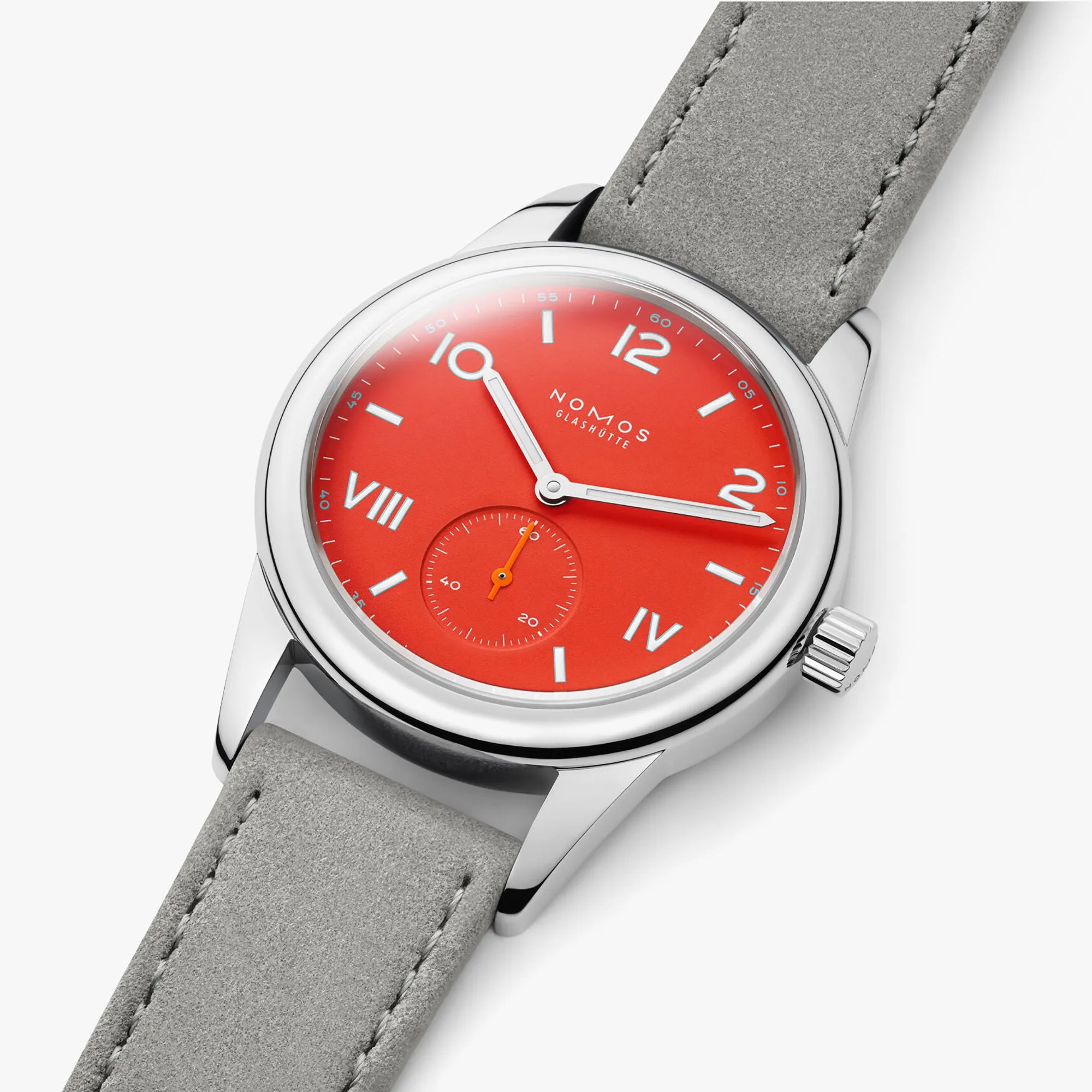 Nomos Glashutte Club Campus Nonstop Red Steel Back Watch sold by Jura Watches product image thumbnail 5