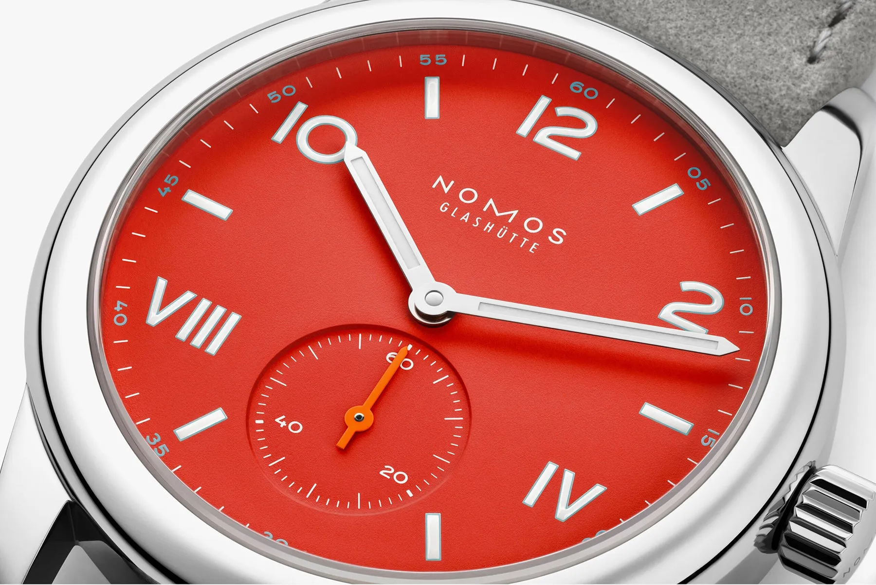 Nomos Glashutte Club Campus Nonstop Red Sapphire Crystal Watch sold by Jura Watches product image thumbnail 4