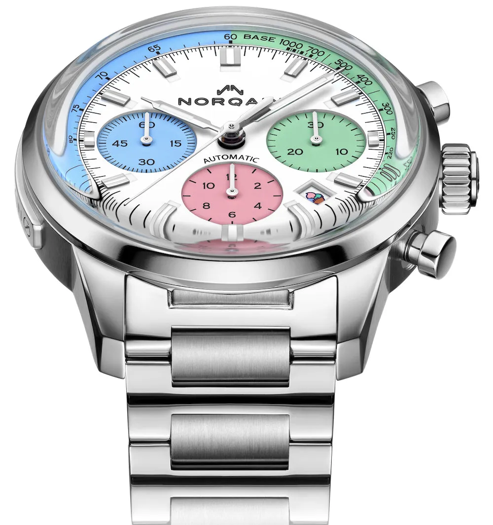 Norqain Freedom 60 Chrono 40mm Enjoy Life Bracelet Special Edition Watch sold by Jura Watches product image thumbnail 2