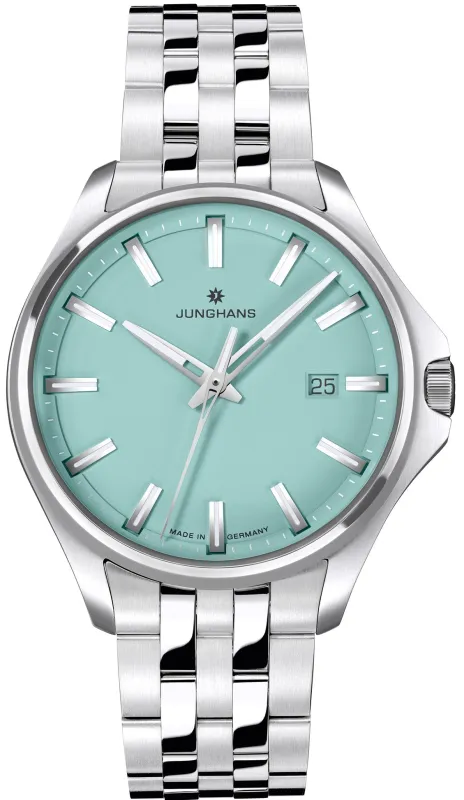 Junghans Meister S 35mm Quartz Green Watch made by Jura Watches