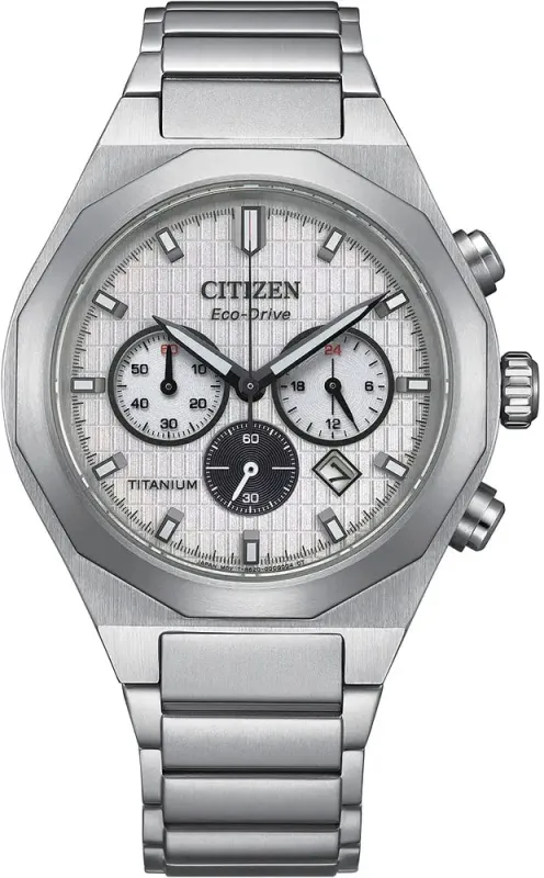 Citizen Super Titanium Zenshin Senkei White Watch sold by Jura Watches