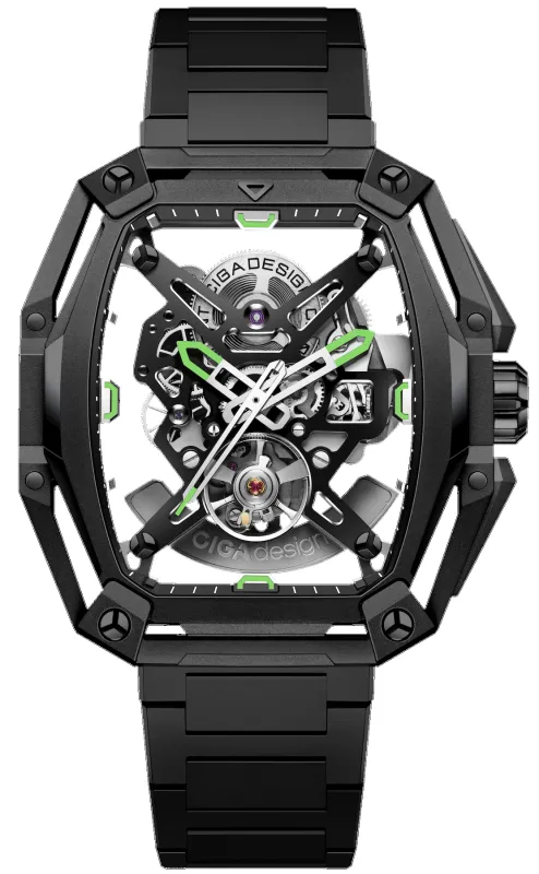 CIGA Z Hunter Black Watch sold by Jura Watches