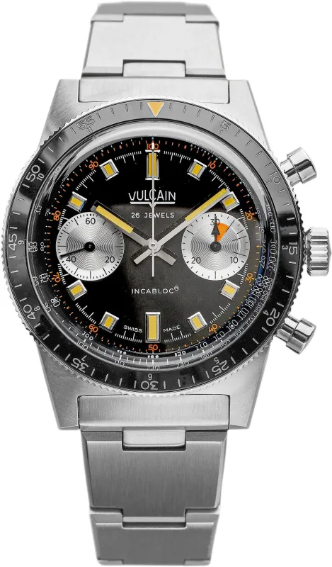 Vulcain Skindiver Chronograph Black Watch sold by Jura Watches