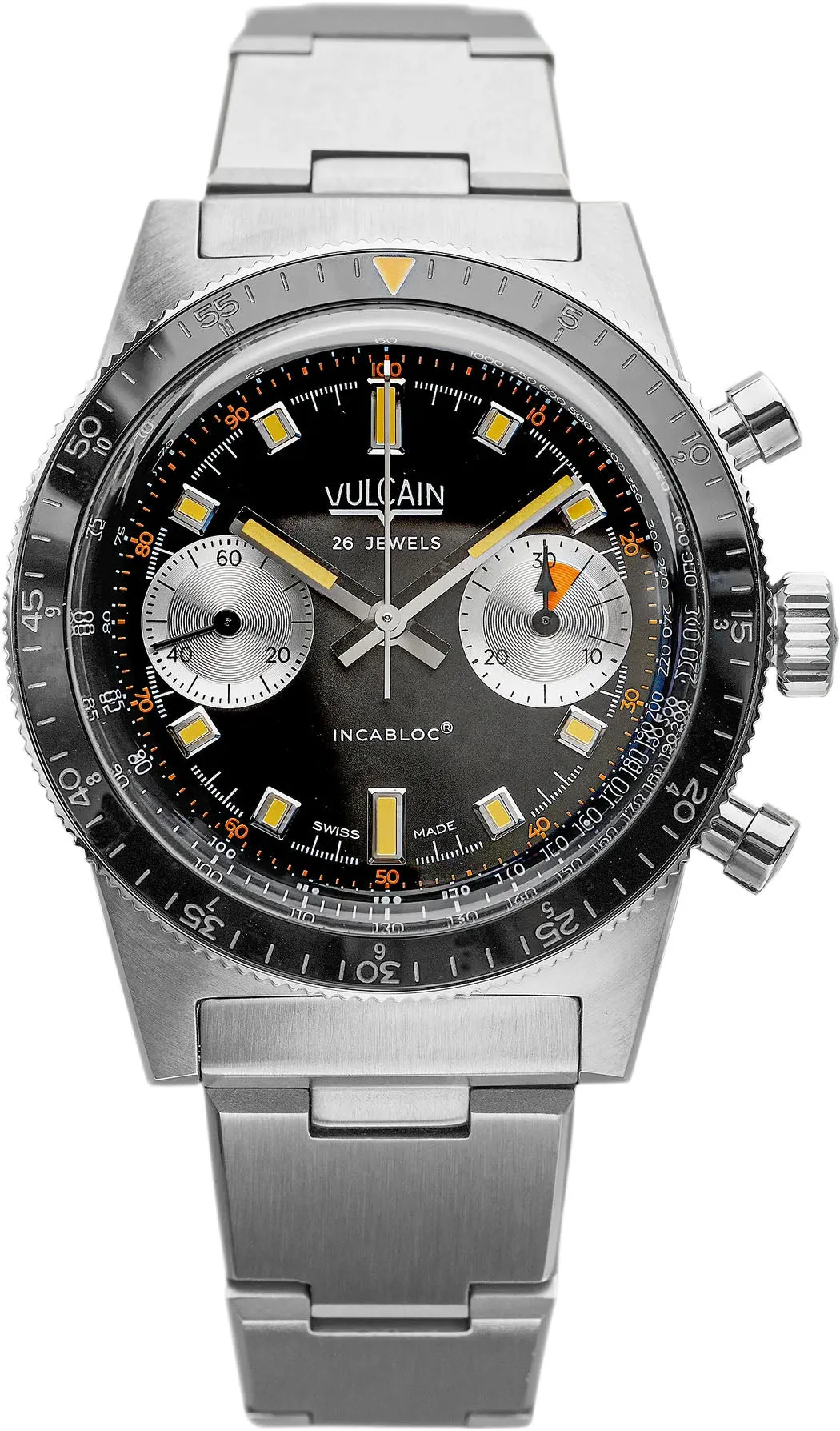 Vulcain Skindiver Chronograph Black Watch sold by Jura Watches
