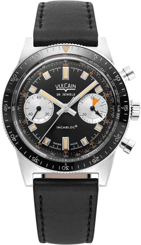 Vulcain Skindiver Chronograph Black Watch sold by Jura Watches