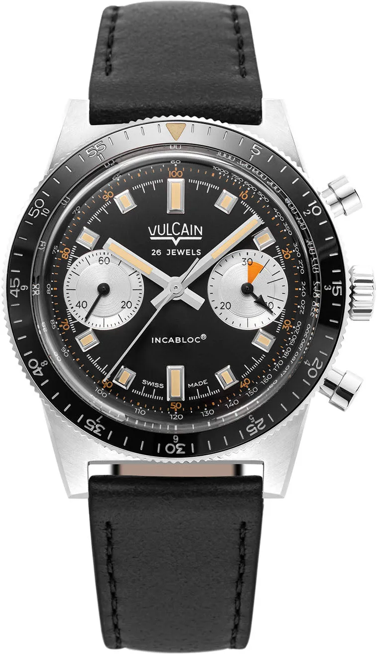 Vulcain Skindiver Chronograph Black Watch sold by Jura Watches