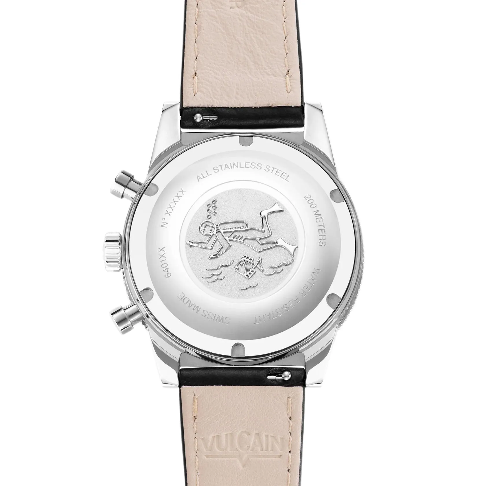 Vulcain Skindiver Chronograph Black Watch sold by Jura Watches product image thumbnail 3