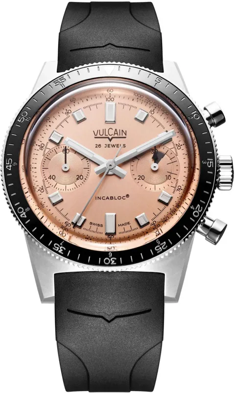 Vulcain Skindiver Chronograph Salmon Limited Edition Watch sold by Jura Watches