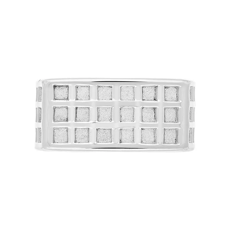 Hot Diamonds Sterling Silver Plain Lattice Chunky Ring D sold by Jura Watches product image thumbnail 2