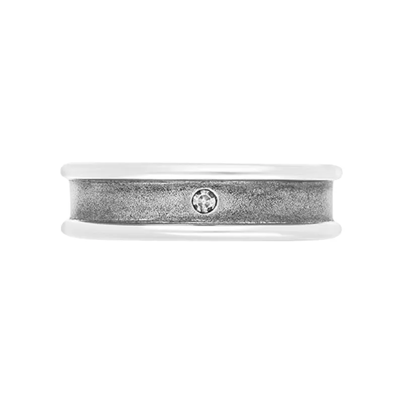 Hot Diamonds Sterling Silver Concave Ring D sold by Jura Watches product image thumbnail 2