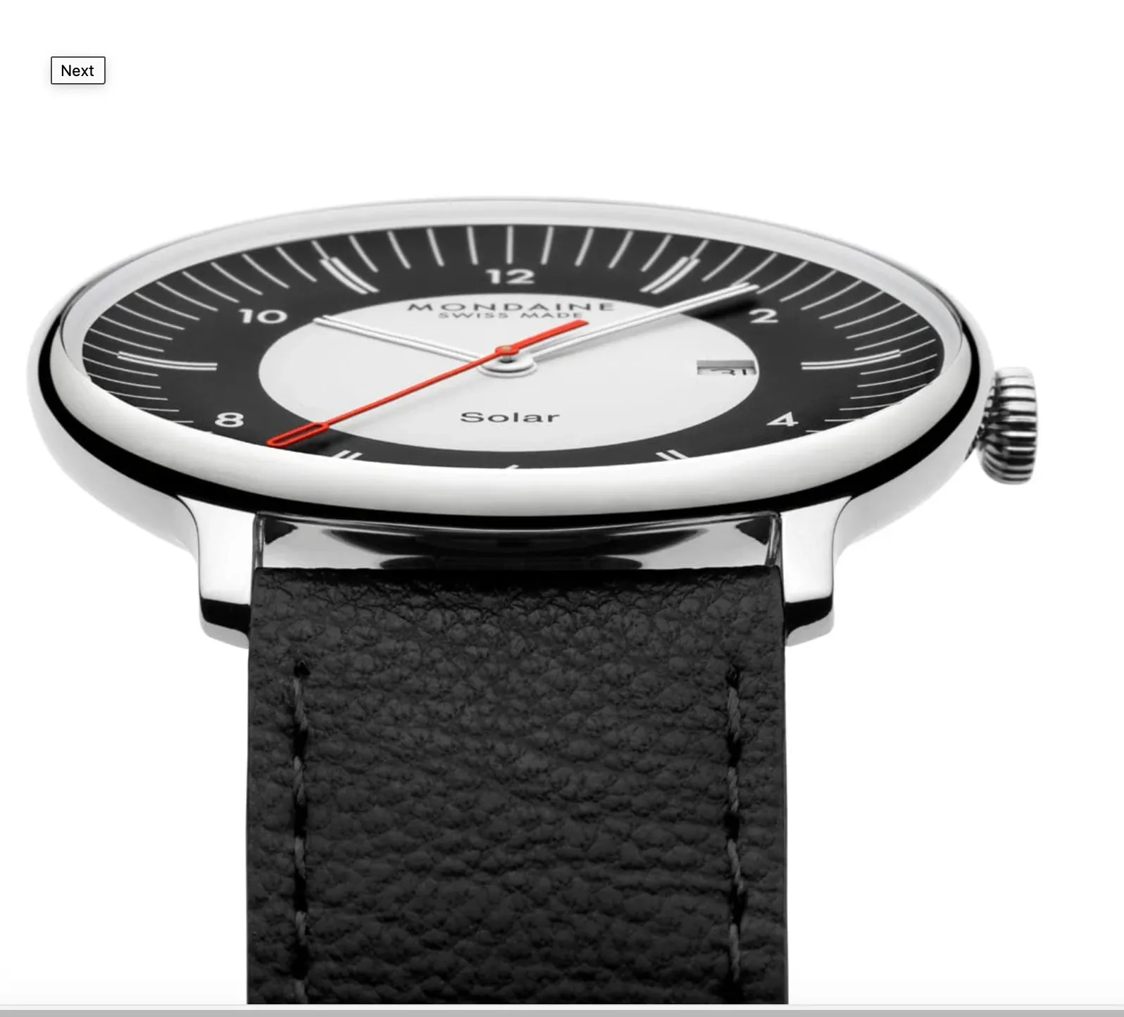 Mondaine Doppio 41mm Solar Watch sold by Jura Watches product image thumbnail 3