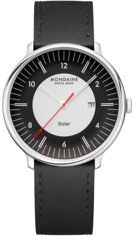Mondaine Doppio 41mm Solar Watch sold by Jura Watches