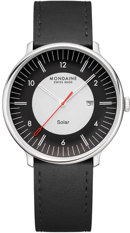 Mondaine Doppio 41mm Solar Watch sold by Jura Watches