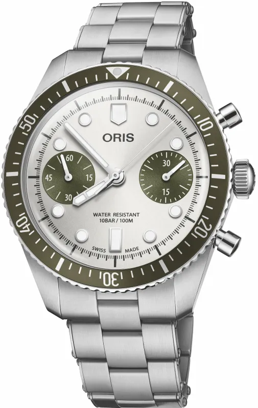 Oris Divers Sixty Five Chronograph Bracelet Watch made by Oris
