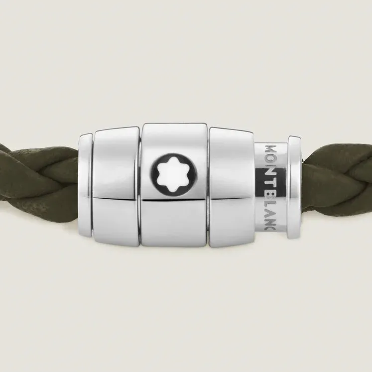 Montblanc Soft Leather Khaki Small Bracelet sold by Jura Watches product image thumbnail 3