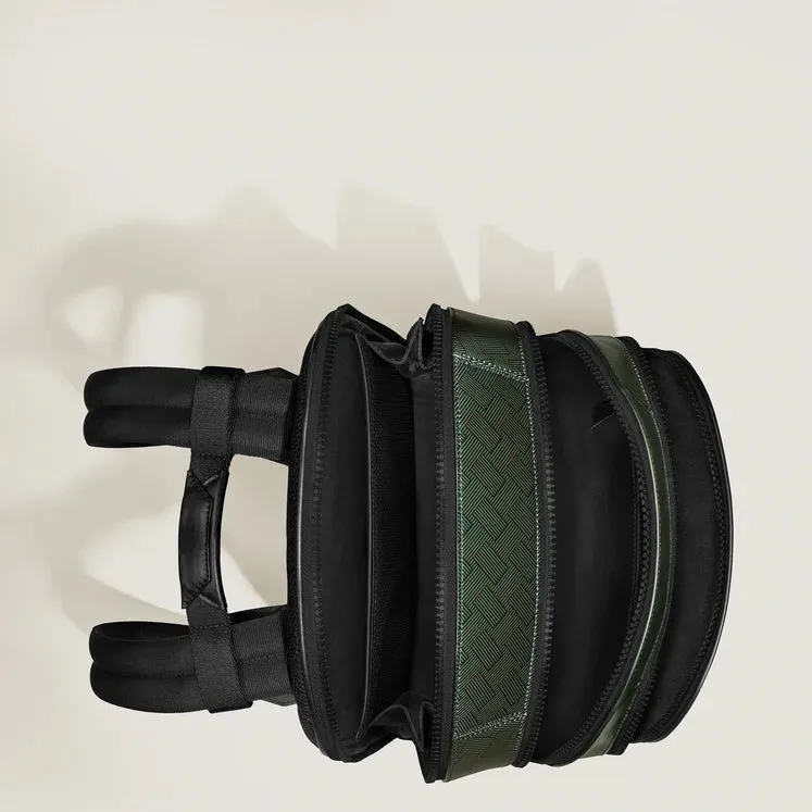 Montblanc Three Compartment Medium Khaki Backpack sold by Jura Watches product image thumbnail 3