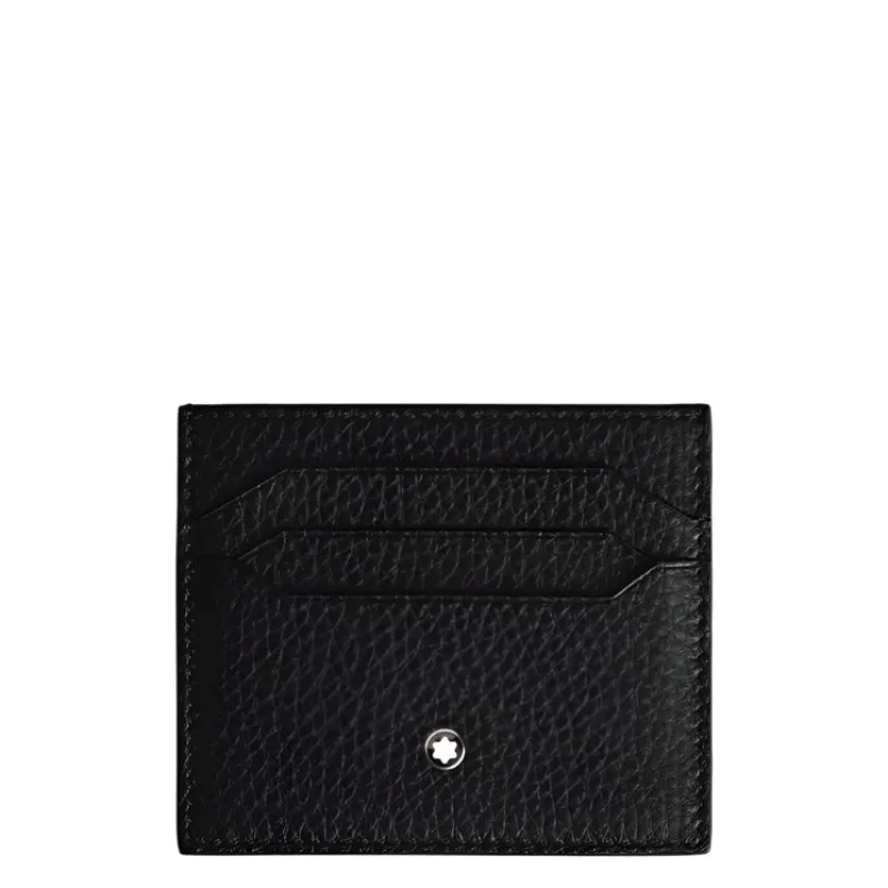 Montblanc Black Grain 6cc Card Holder sold by Jura Watches