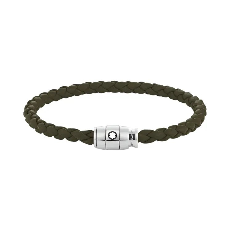 Montblanc Khaki Soft Leather Large Bracelet sold by Jura Watches