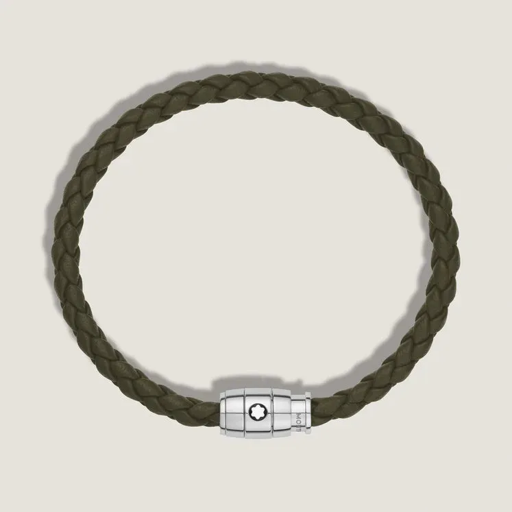 Montblanc Khaki Soft Leather Large Bracelet sold by Jura Watches product image thumbnail 2