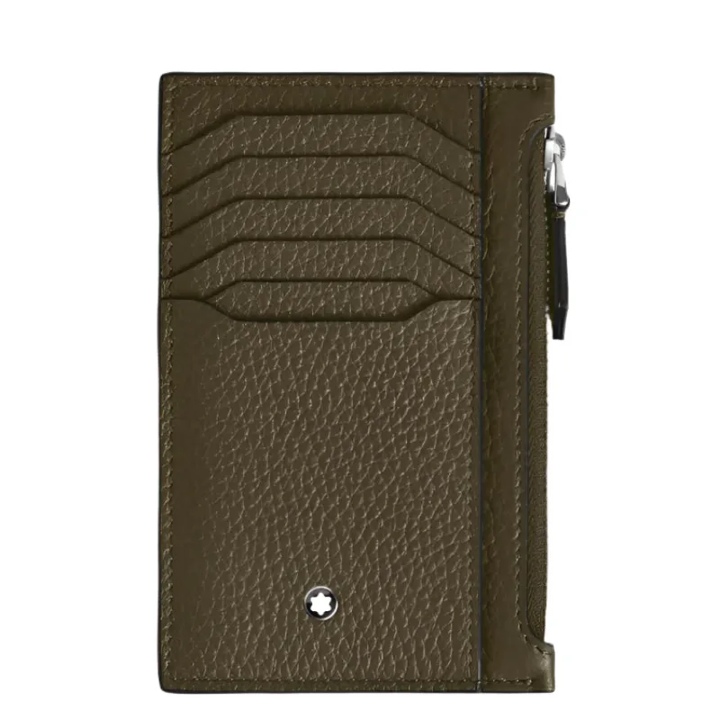 Montblanc Khaki 8cc Card Holder with Zip sold by Jura Watches