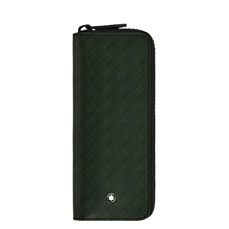 Montblanc Khaki 2-Pen Pouch with Zip sold by Jura Watches