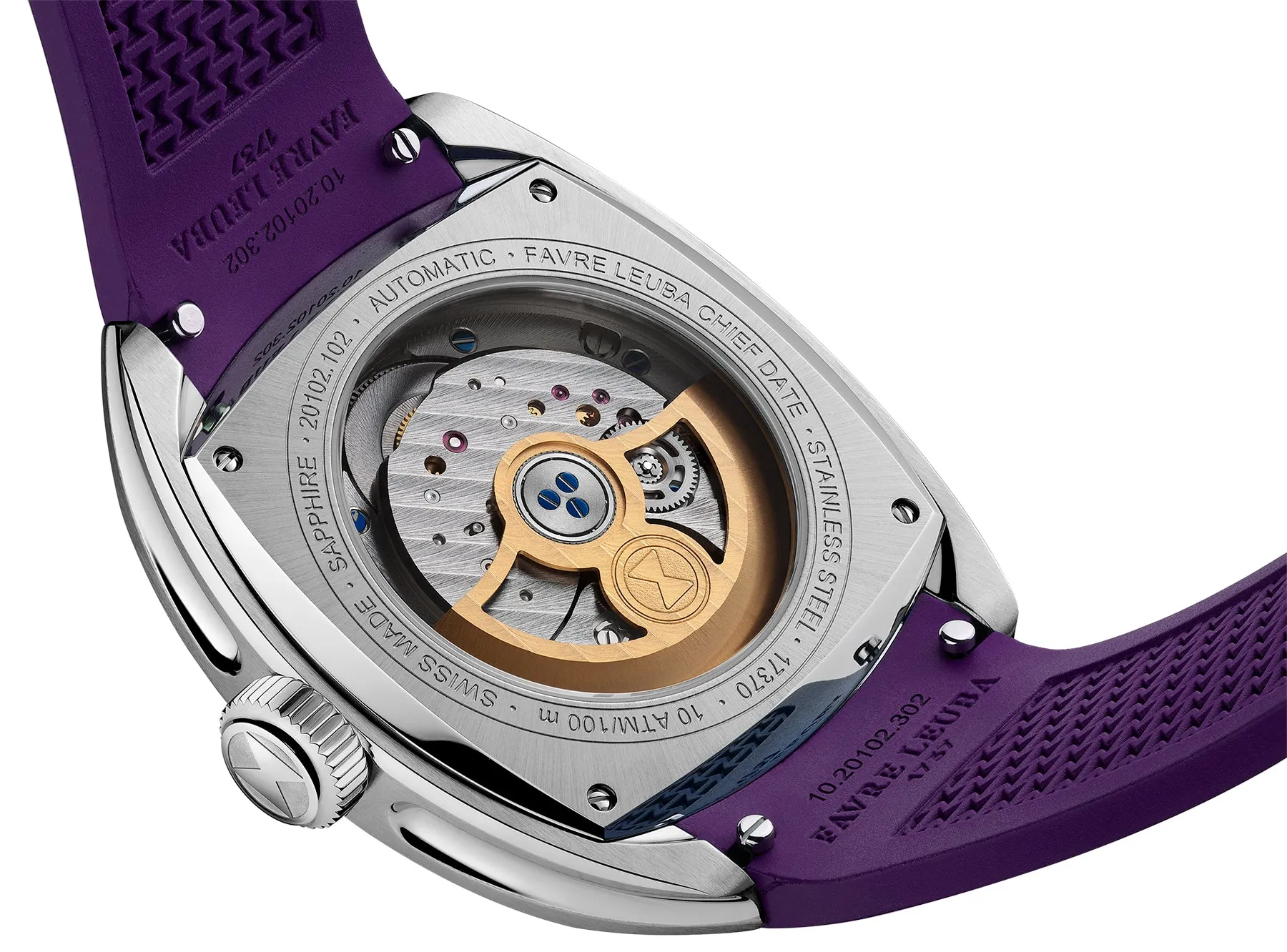 Favre Leuba Chief Date Royal Purple Watch sold by Jura Watches product image thumbnail 5