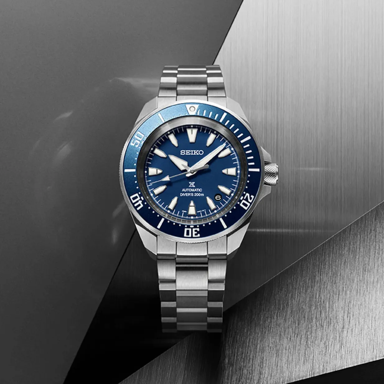 Seiko Prospex 4R Compact Mechanical Divers Cobalt Blue Watch sold by Jura Watches product image thumbnail 4