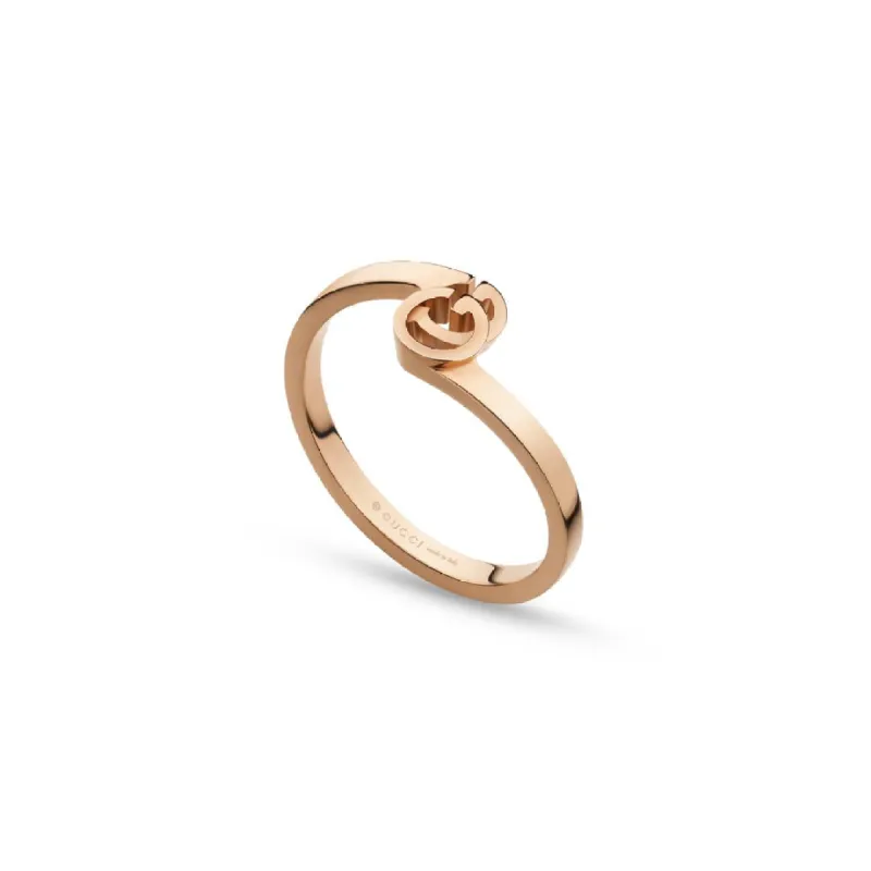 Gucci GG Running 18ct Rose Gold Ring D sold by Jura Watches