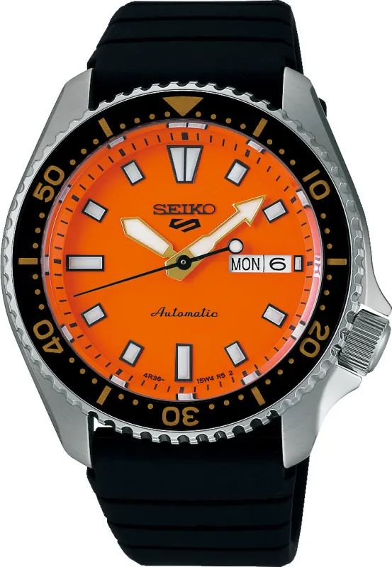 Seiko 5 Sports SKX Redux in Daichi Orange Watch made by Seiko