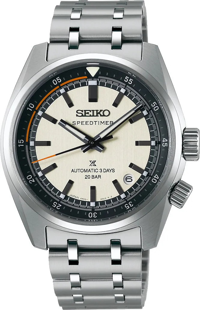Seiko Speedtimer 6R Compact Countdown In Grey White Contrast Watch sold by Jura Watches