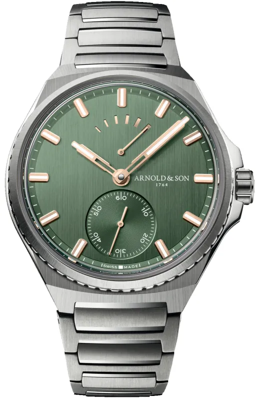 Arnold & Son Longitude Titanium Fern Green Watch made by Jura Watches