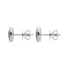 18ct White Gold 0.54ct Ruby Diamond Marquise Stud Earrings sold by Jura Watches
