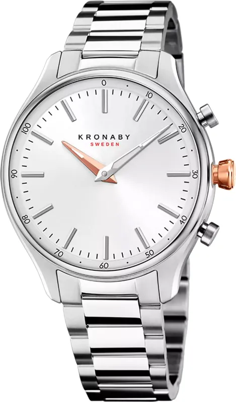 Kronaby Sekel Hybrid Smartwatch Bracelet Watch sold by Jura Watches