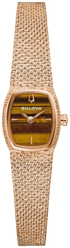 Bulova Goddess of Time Tiger Eye Stone Watch sold by Jura Watches