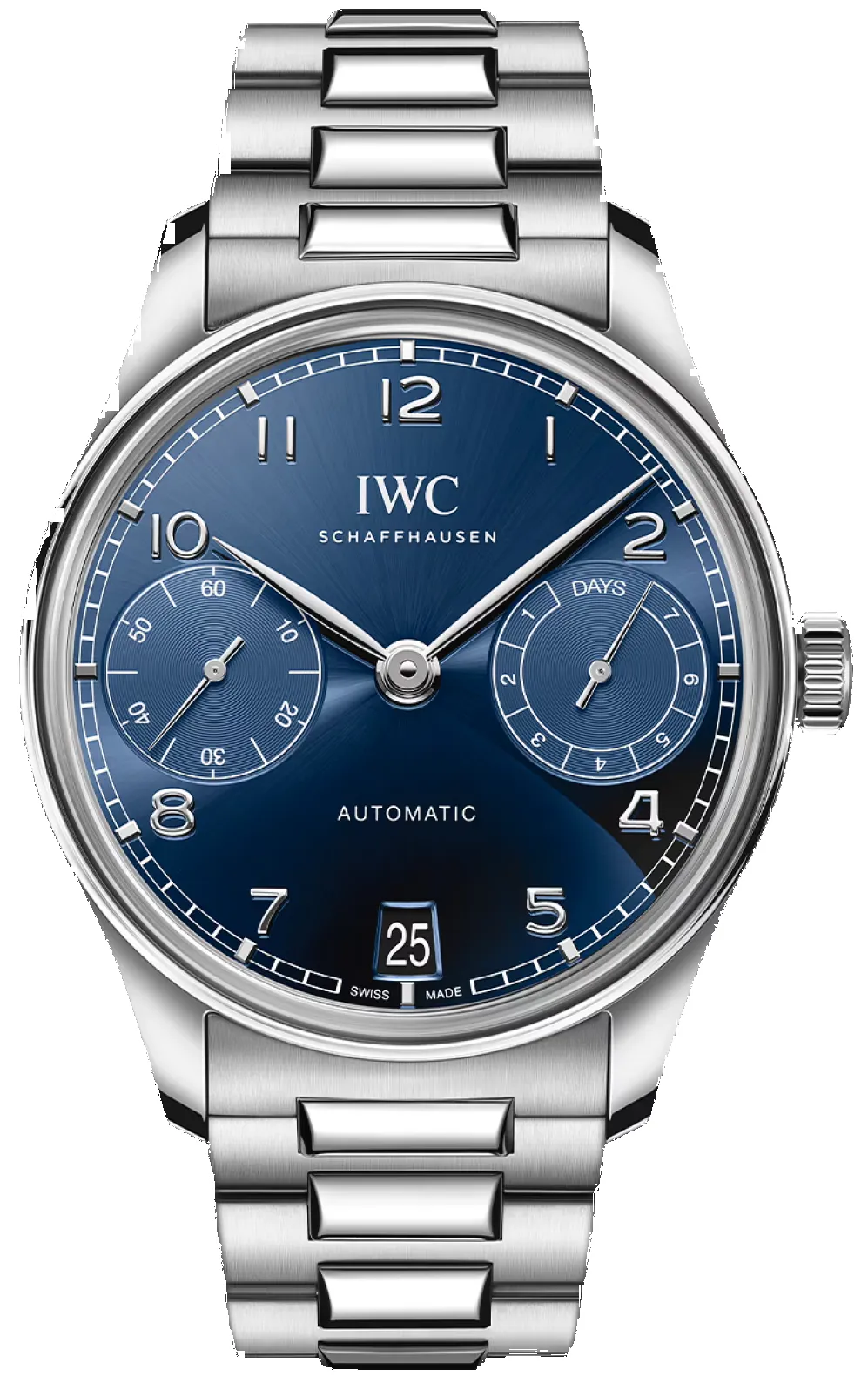IWC Ex-Display Portugieser Automatic 42 Blue Watch sold by Jura Watches
