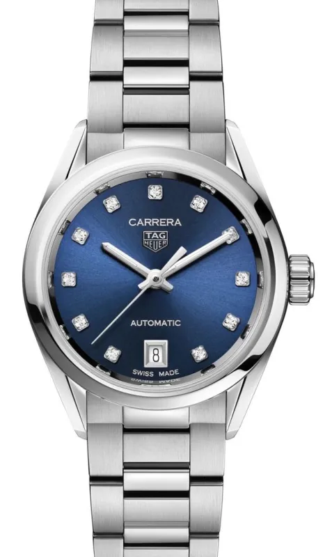 TAG Heuer Ex-Display Carrera Calibre 9 Automatic Ladies Watch sold by Jura Watches