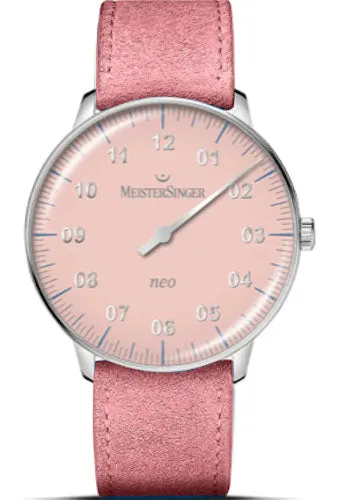 MeisterSinger Neo Special Light Red Old Rose Strap sold by Jura Watches