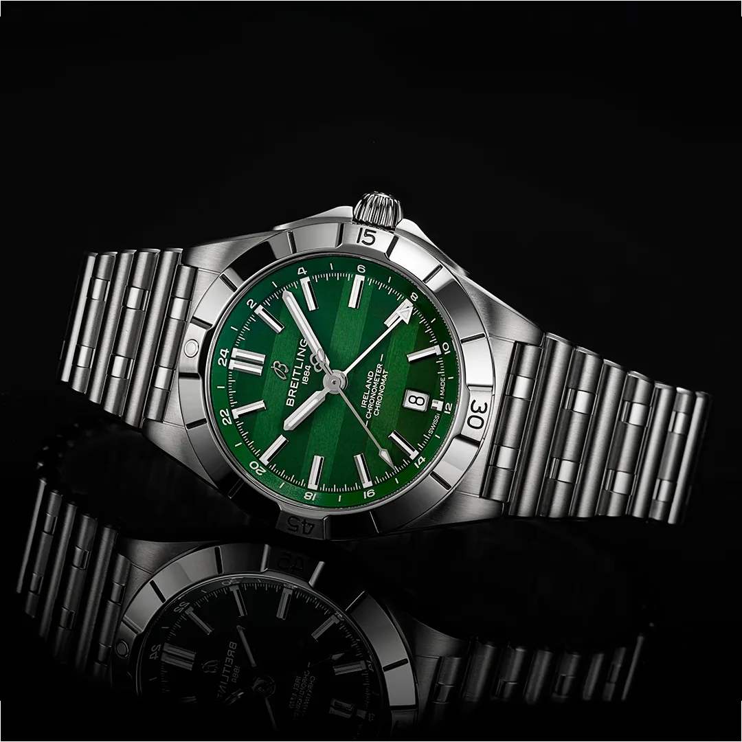 Breitling Pre-Owned Chronomat Six Nations GMT 40 Ireland Watch sold by Jura Watches product image thumbnail 4