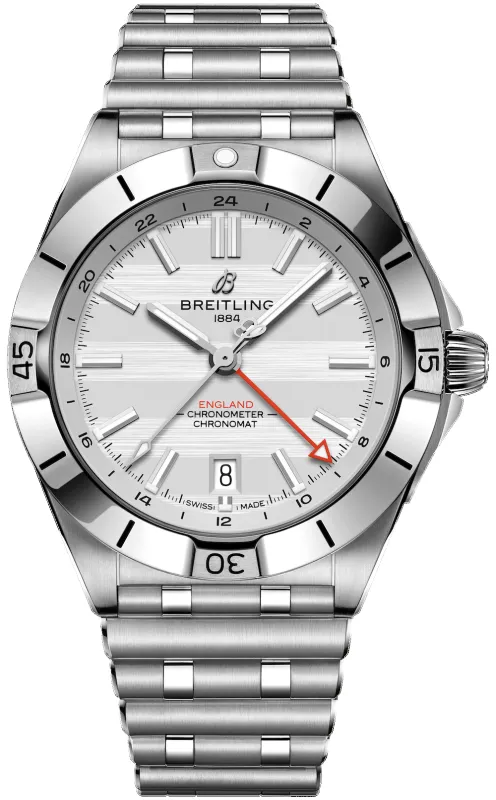 Breitling Pre-Owned Chronomat Six Nations GMT 40 England Watch sold by Jura Watches