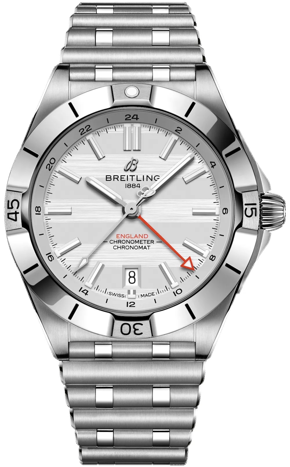 Breitling Pre-Owned Chronomat Six Nations GMT 40 England Watch sold by Jura Watches