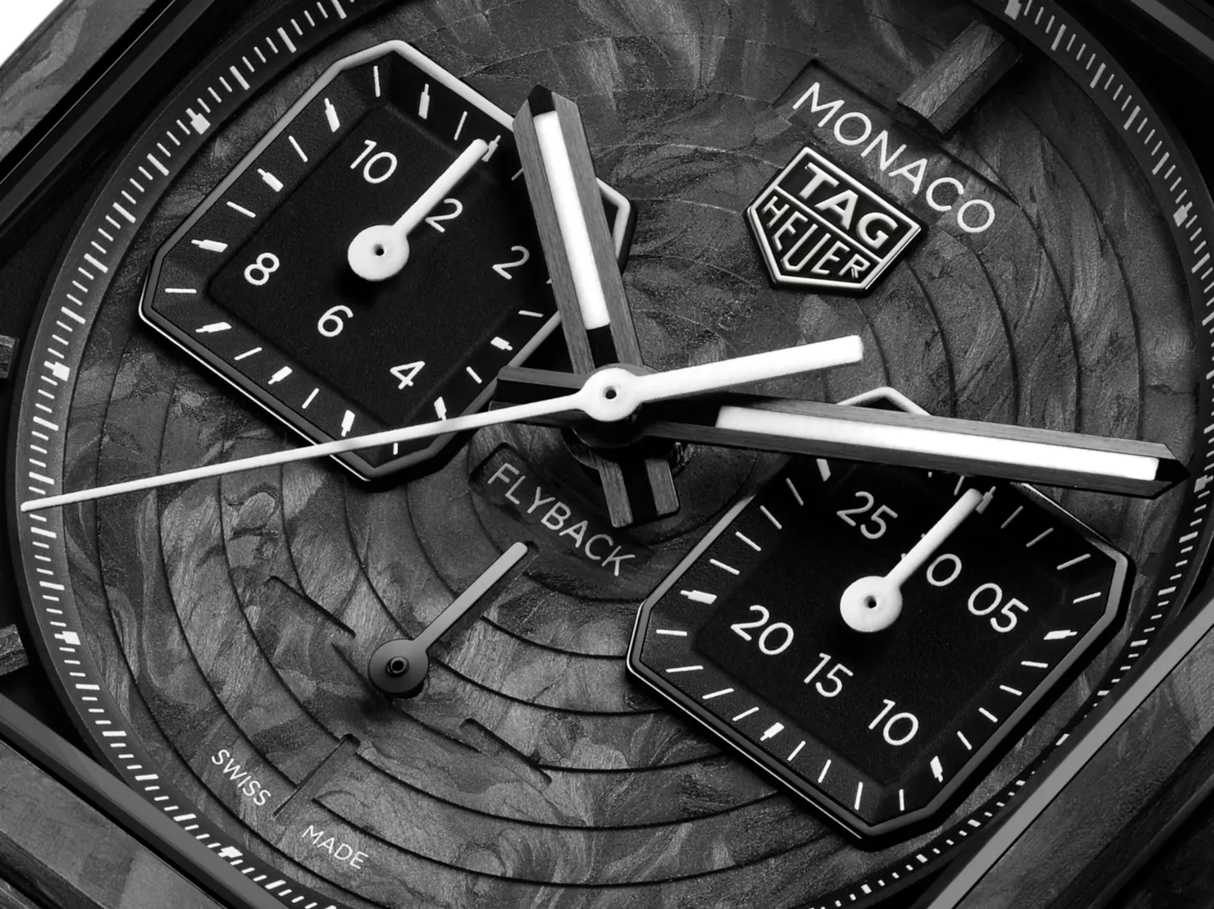 TAG Heuer Monaco Flyback Chronograph TH-Carbonspring Limited Edition Watch sold by Jura Watches product image thumbnail 4