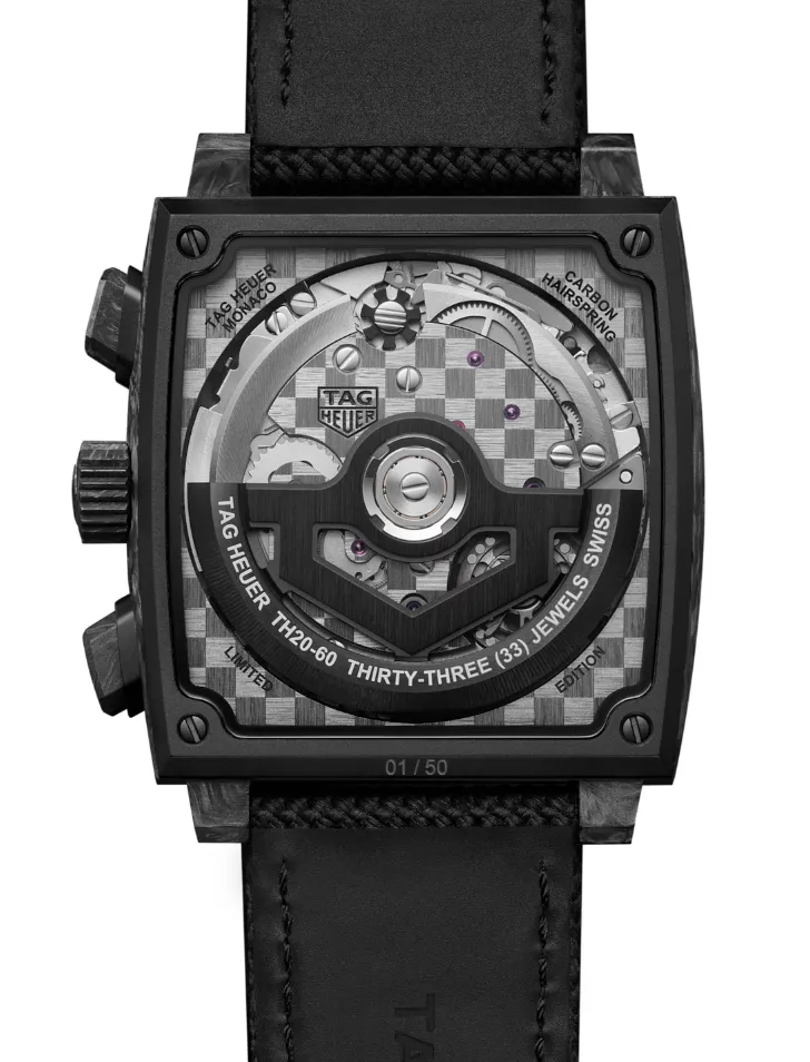TAG Heuer Monaco Flyback Chronograph TH-Carbonspring Limited Edition Watch sold by Jura Watches product image thumbnail 2