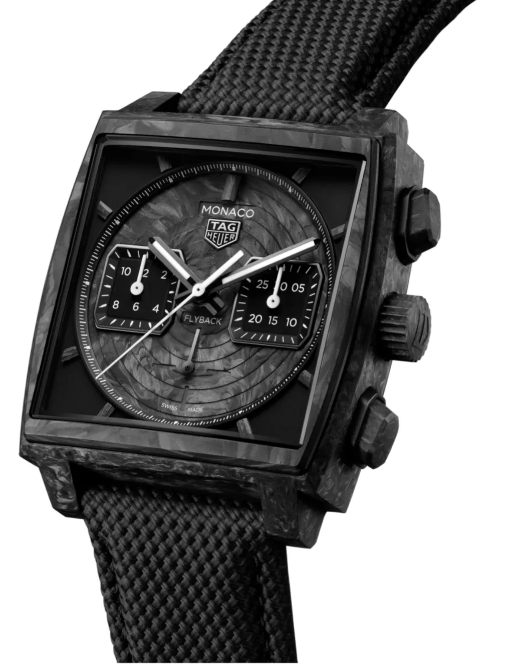 TAG Heuer Monaco Flyback Chronograph TH-Carbonspring Limited Edition Watch sold by Jura Watches product image thumbnail 3